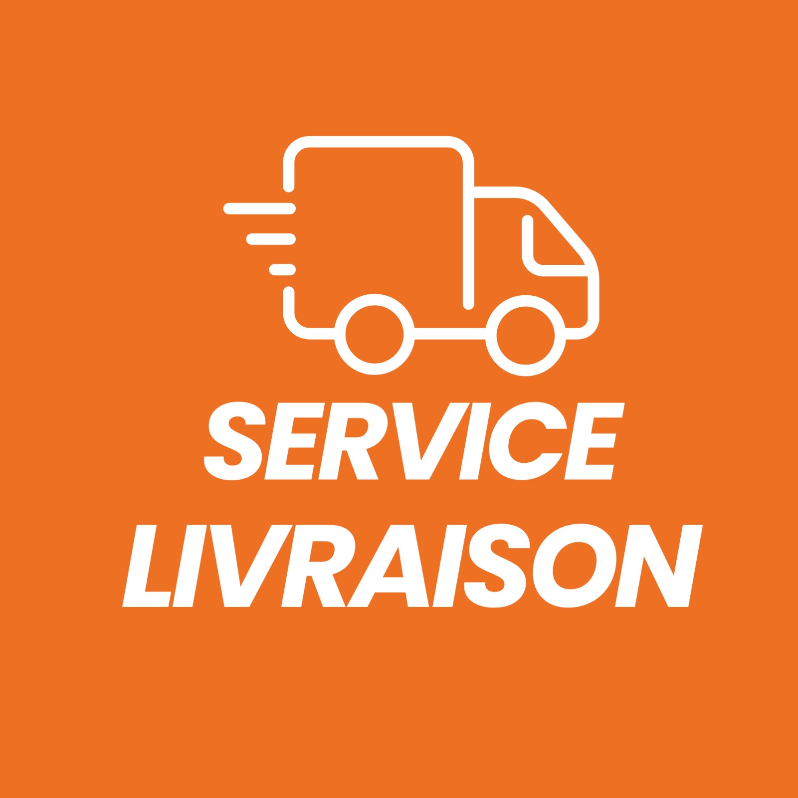Livraison - installation et retour sur le site de votre évènement